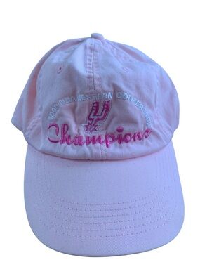 NBA Pink San Antonio Spurs "2005 Champions" Embroidered Baseball Cap